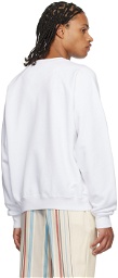 Vivienne Westwood White Embroidered Sweatshirt
