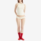 Fruity Booty Women's Second Skin Tank Top in Off White