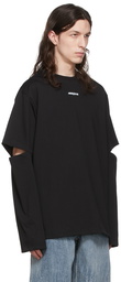 ADER error Black Obe Long T-Shirt