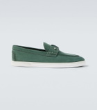 Christian Louboutin Chambeliboat leather slip-on shoes
