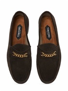 TOM FORD - York Line Suede Loafers