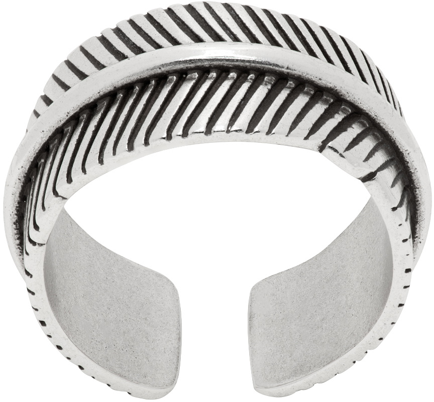 Isabel Marant Silver Engraved Ring
