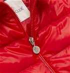 Moncler - Quilted Shell Down Jacket - Red