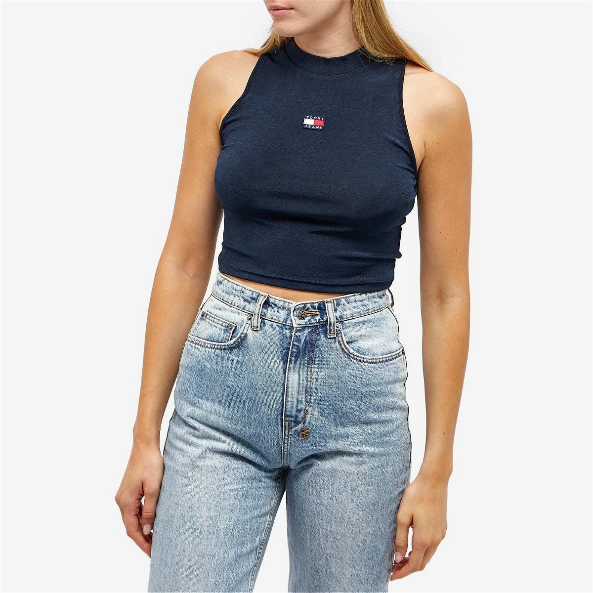 T-shirts Tommy Jeans Baby Crop Essential T-Shirt Twilight Navy