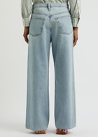 Frame Le Low Baggy Wide-leg Jeans Blue