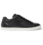 Fendi - I See You Embellished Leather Sneakers - Black