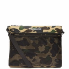 A Bathing Ape Men's 1st Camo Sacoche Bag in Yellow 