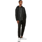 Alexander McQueen Black Drawstring Jacket