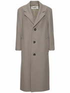 AMI PARIS - Oversize Wool Gabardine Long Coat