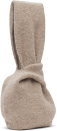 Lauren Manoogian Beige Knot Shopper Tote