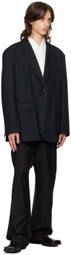 The Frankie Shop Navy Beo Blazer