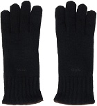 ZEGNA Black Oasi Cashmere Gloves