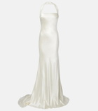 Danielle Frankel Bridal Presley wool and silk gown
