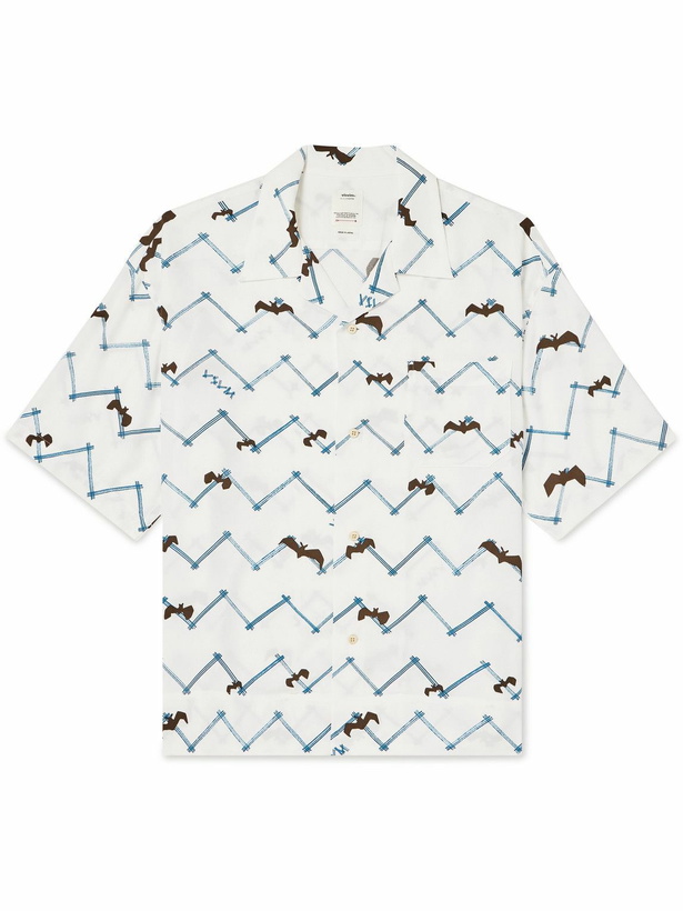 Photo: Visvim - Copa Camp-Collar Printed Crepe Shirt - White