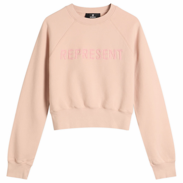 Photo: Represent Women's Fly Micro Sweatshirt in Rose Quartz