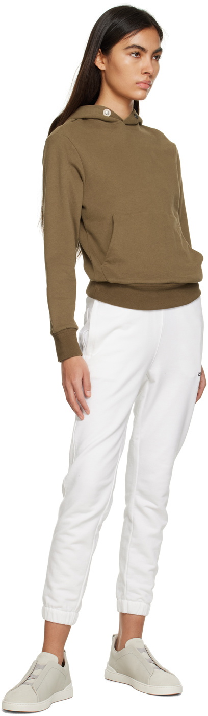 ZEGNA White Drawstring Lounge Pants