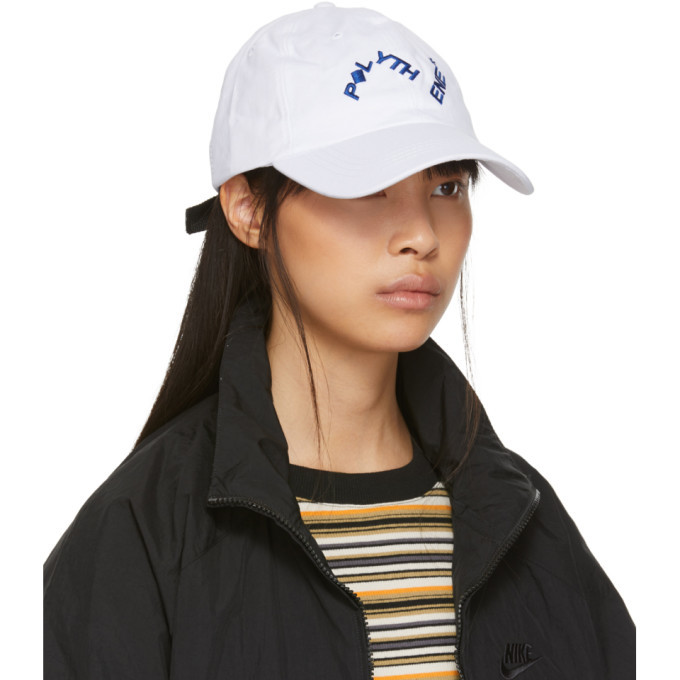 Polythene* Optics White Distorted Logo Cap