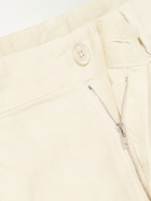 Drake's - Games Linen Straight-Leg Trousers - Neutrals