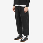 Comme Des Garçons Homme Men's Nylon Taffeta 3 Layer Pants in Black