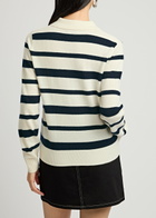 Aexae Striped Cashmere Polo Shirt Stripe