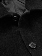 Club Monaco - Brushed Wool-Blend Overshirt - Black