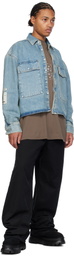 B1ARCHIVE Blue Flap Pocket Denim Shirt