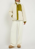 Varley Glover Reversible Fleece and Soft-twill Jacket Green