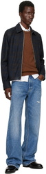 ANOTHER ASPECT Navy Another 3.0 Overshirt