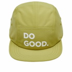 Cotopaxi Men's Do Good 5-Panel Cap in Lemongrass 