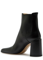 Gabriela Hearst Luke 70 Leather Ankle Boots Black