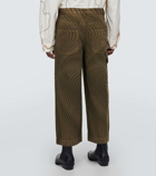 Dries Van Noten Pip printed cotton canvas pants