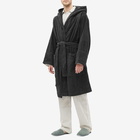 Tekla Fabrics Terry Bathrobe in Ash Black