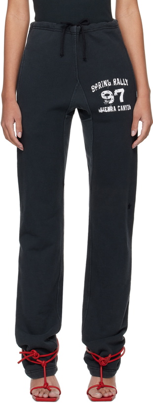 Photo: GREG ROSS Black 'Sierra Canyon' Lounge Pants