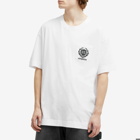 Givenchy Men's Crest Logo T-Shirt in White