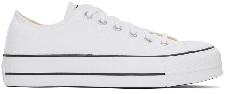 Photo: Converse White Chuck Taylor All Star Lift Sneakers
