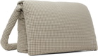 ERL Beige Plaid Messenger Bag