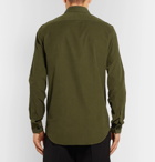 Berluti - Cotton-Corduroy Shirt - Men - Army green