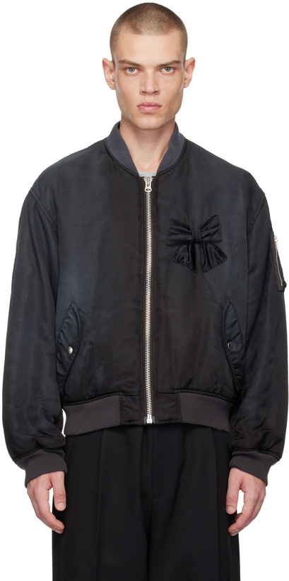 Photo: Magliano Black Protesta Bomber Jacket