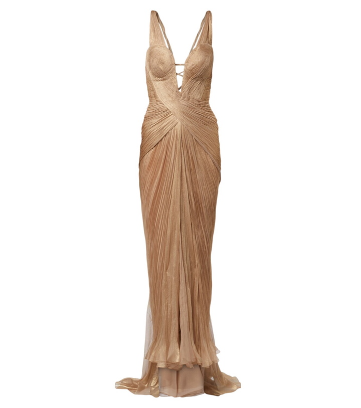 Photo: Maria Lucia Hohan Corinna silk muslin bustier gown