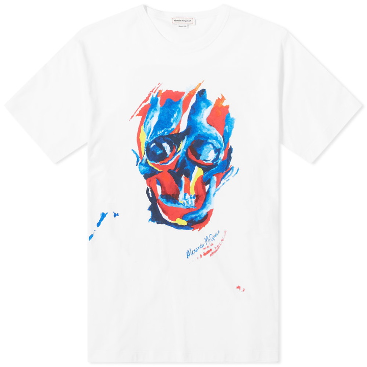 Photo: Alexander McQueen Abstract Skull Print Tee