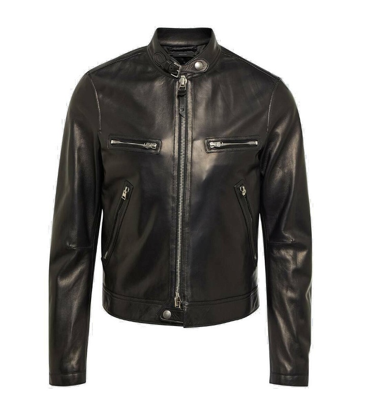 Photo: Tom Ford Leather biker jacket