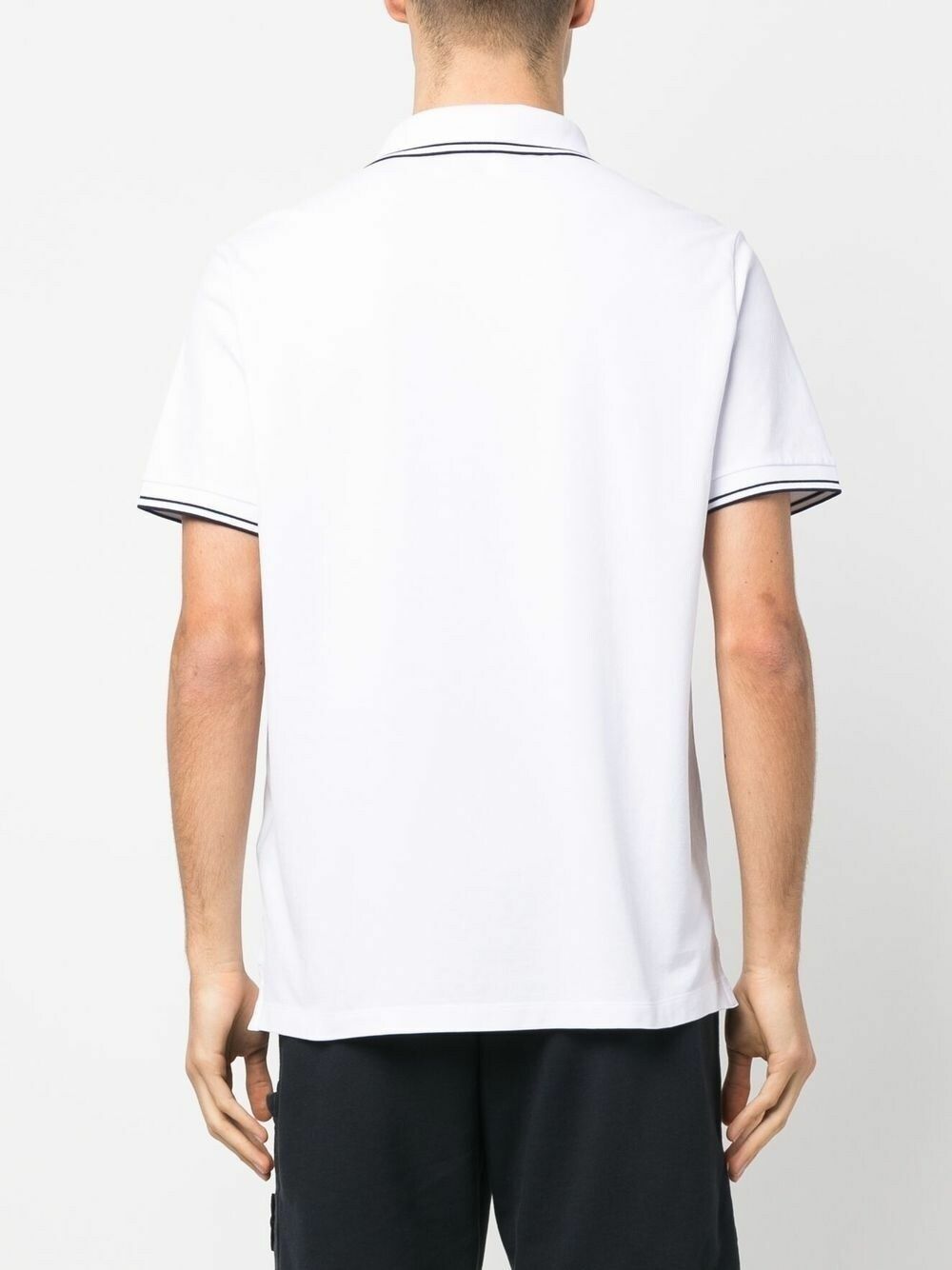 Stone Island - Man - White - Polo Shirt
