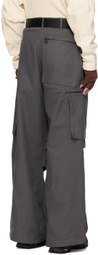 BRYAN JIMENÈZ Gray Uniform Cargo Pants