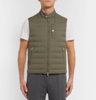 Brunello Cucinelli - Quilted Shell Gilet - Men - Green