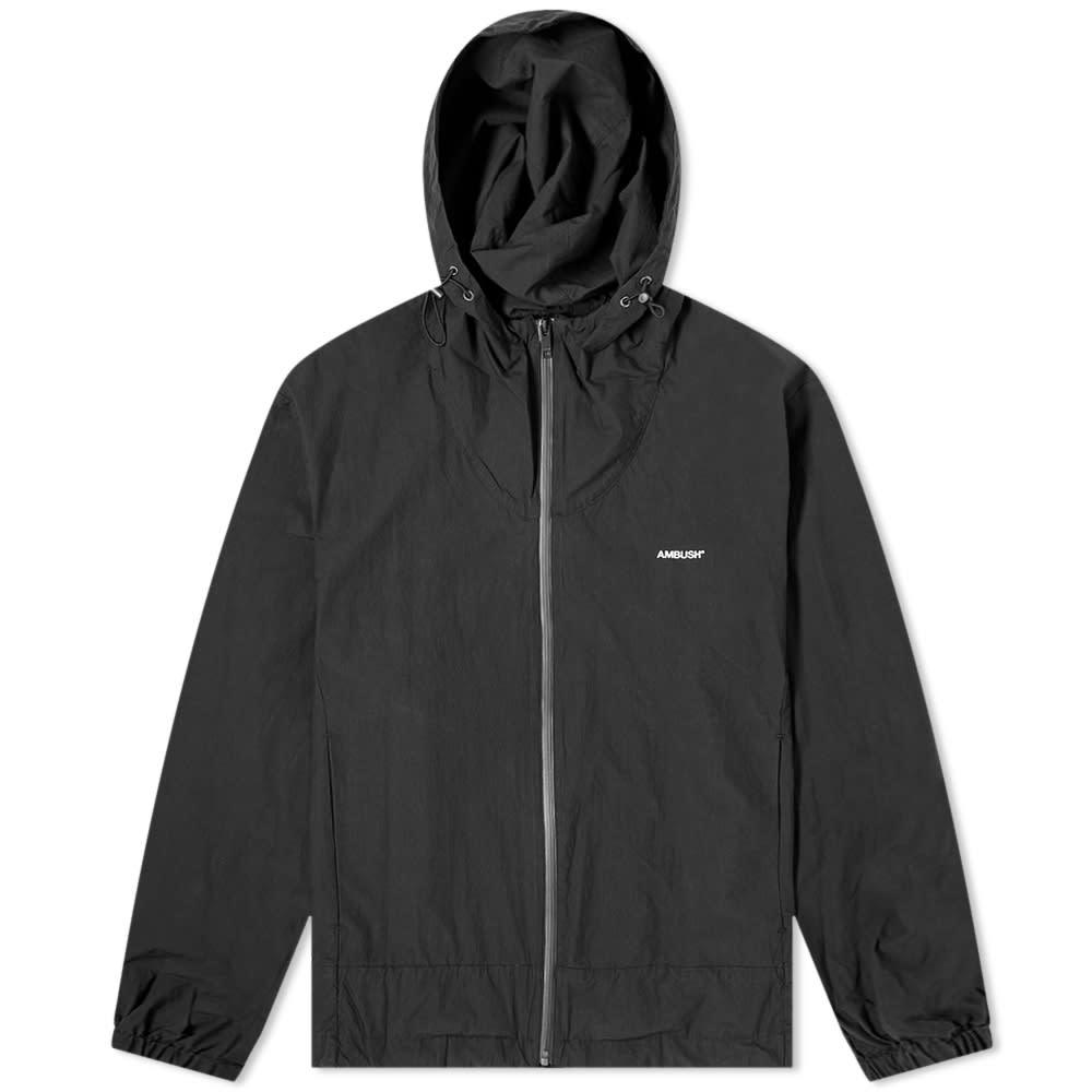 Ambush Full Zip Hooded Logo Jacket Black | END.