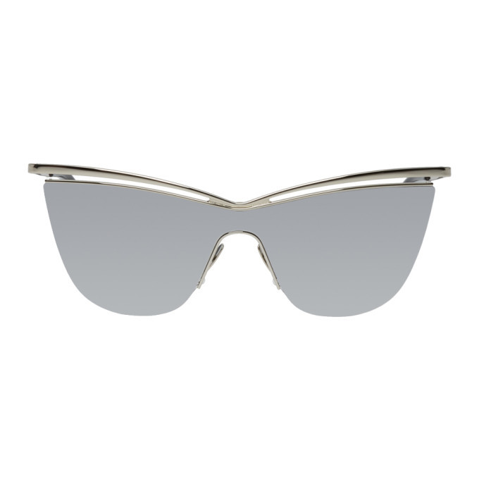Saint Laurent Silver Cat-Eye SL 249 Sunglasses Saint Laurent display picture 3
