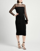 Andreādamo Womens Midi skirt in Black