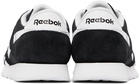 Reebok Classics Black Classic Nylon Sneakers