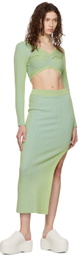 Anna Quan Green Sophie Midi Skirt