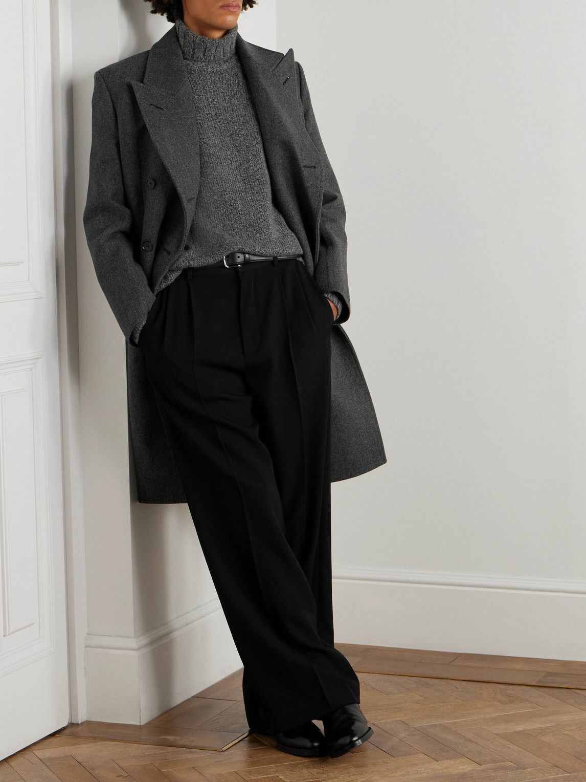 Zegna - Cashmere and Wool-Blend Rollneck Sweater - Gray